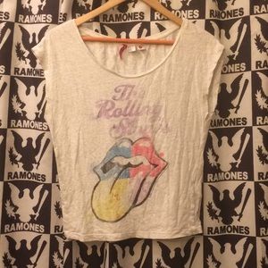 Rolling Stones Crop Top